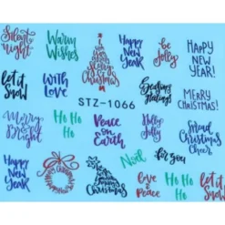 Water Tattoo Christmas - 1066