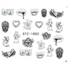 Water Tattoo Halloween - 1050