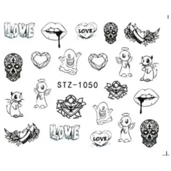 Water Tattoo Halloween - 1050
