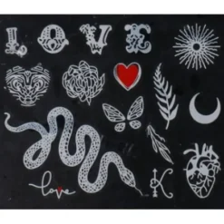 Water Tattoo Love - 1053