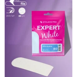 White files 30pcs. for metal foot file EXPERT-10 Grit-80 (DFE-10-80W)